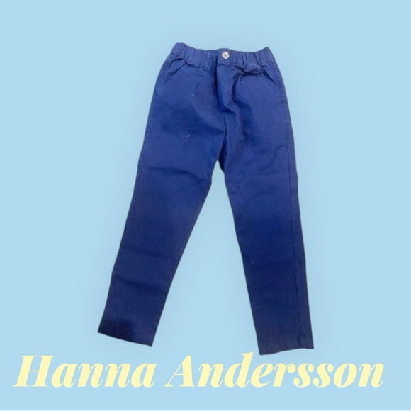 Hanna Andersson Other - Hanna Anderson size 10 elastic waistband Kids Blue Chino Pants